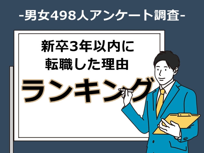 新卒3年以内に転職した理由のキャプチャ